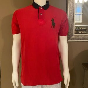 Ralph Lauren Short sleeve polo size Large In red